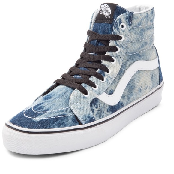 vans sk8 hi acid denim